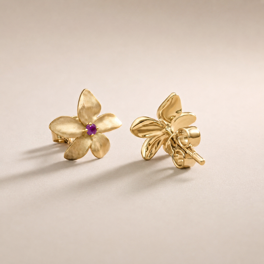 Jasmine Classic Earrings Doré