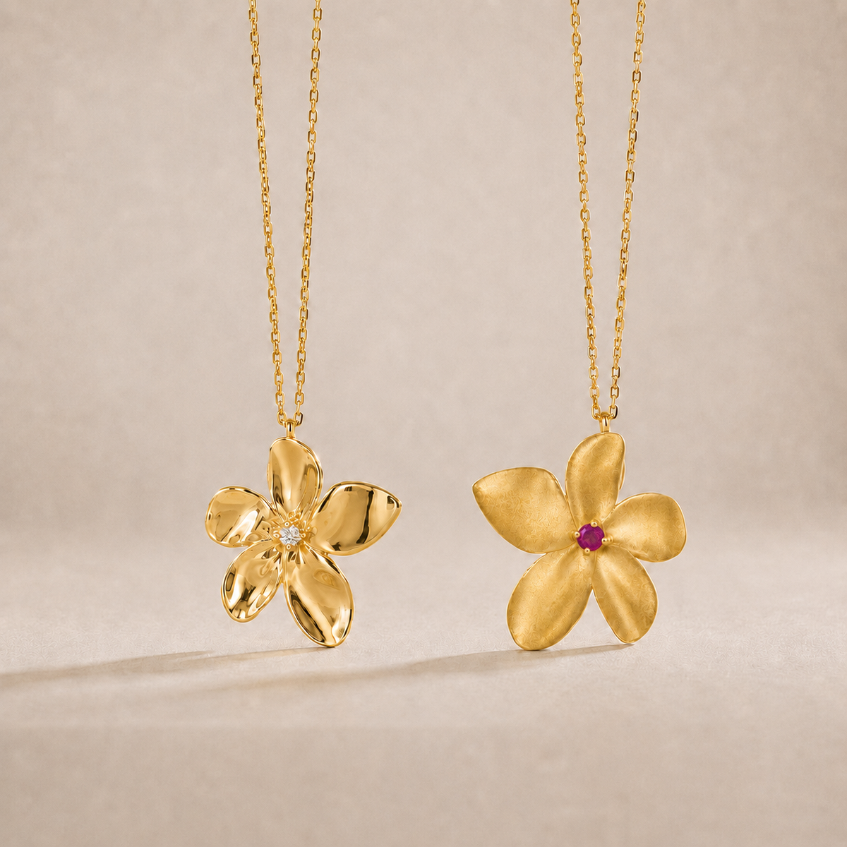 Jasmine Necklace Doré