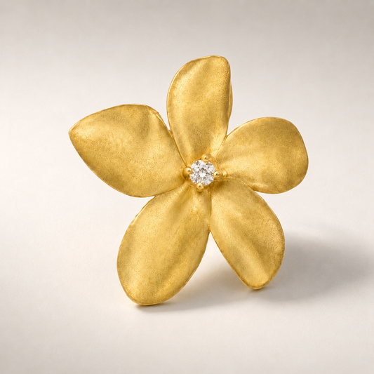 Jasmine brooch Doré