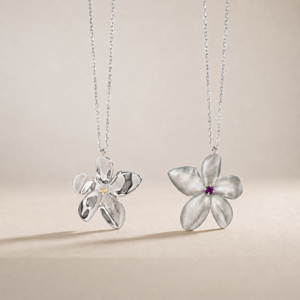 Jasmine Classic Necklace Blanc