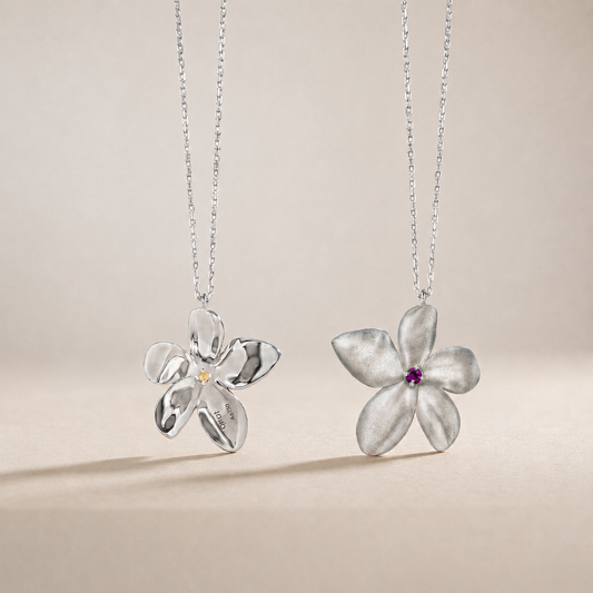 Jasmine Classic Necklace Blanc