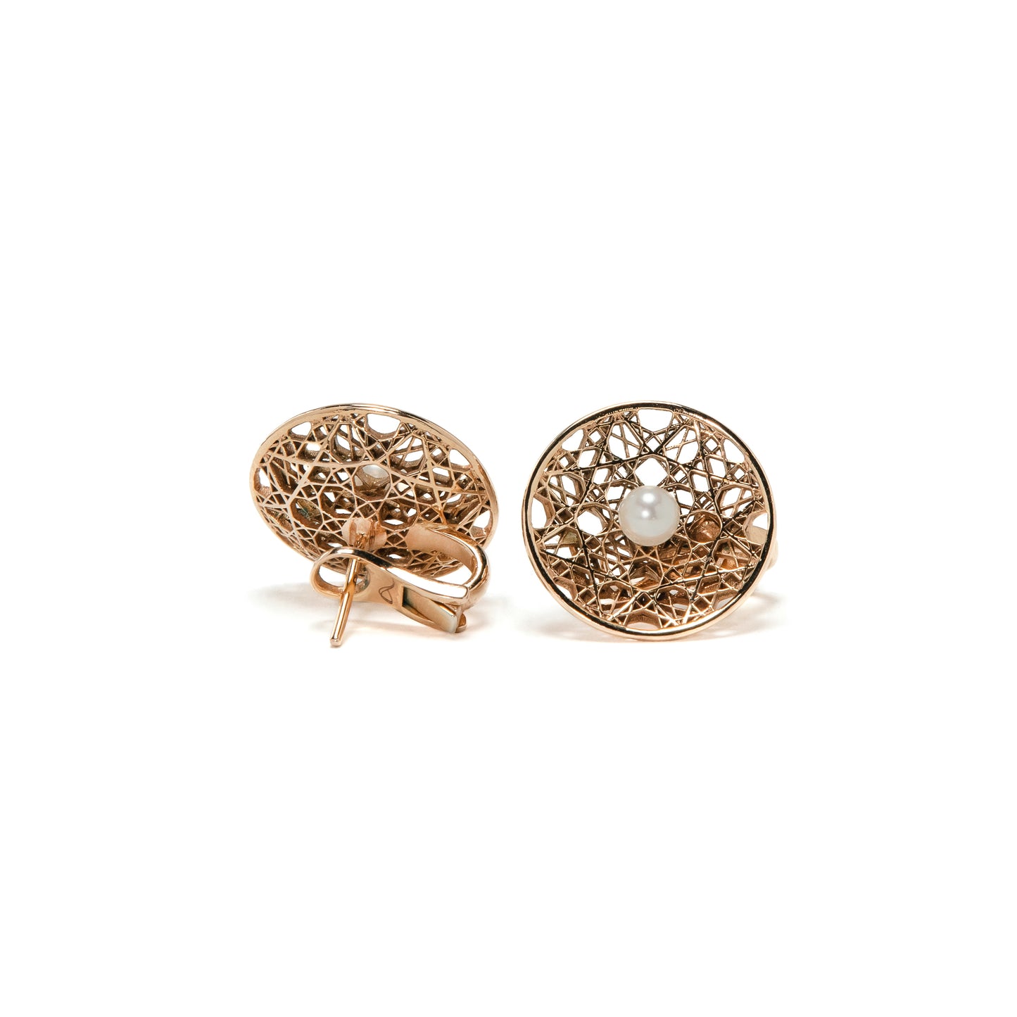 Pearl Dome Earrings